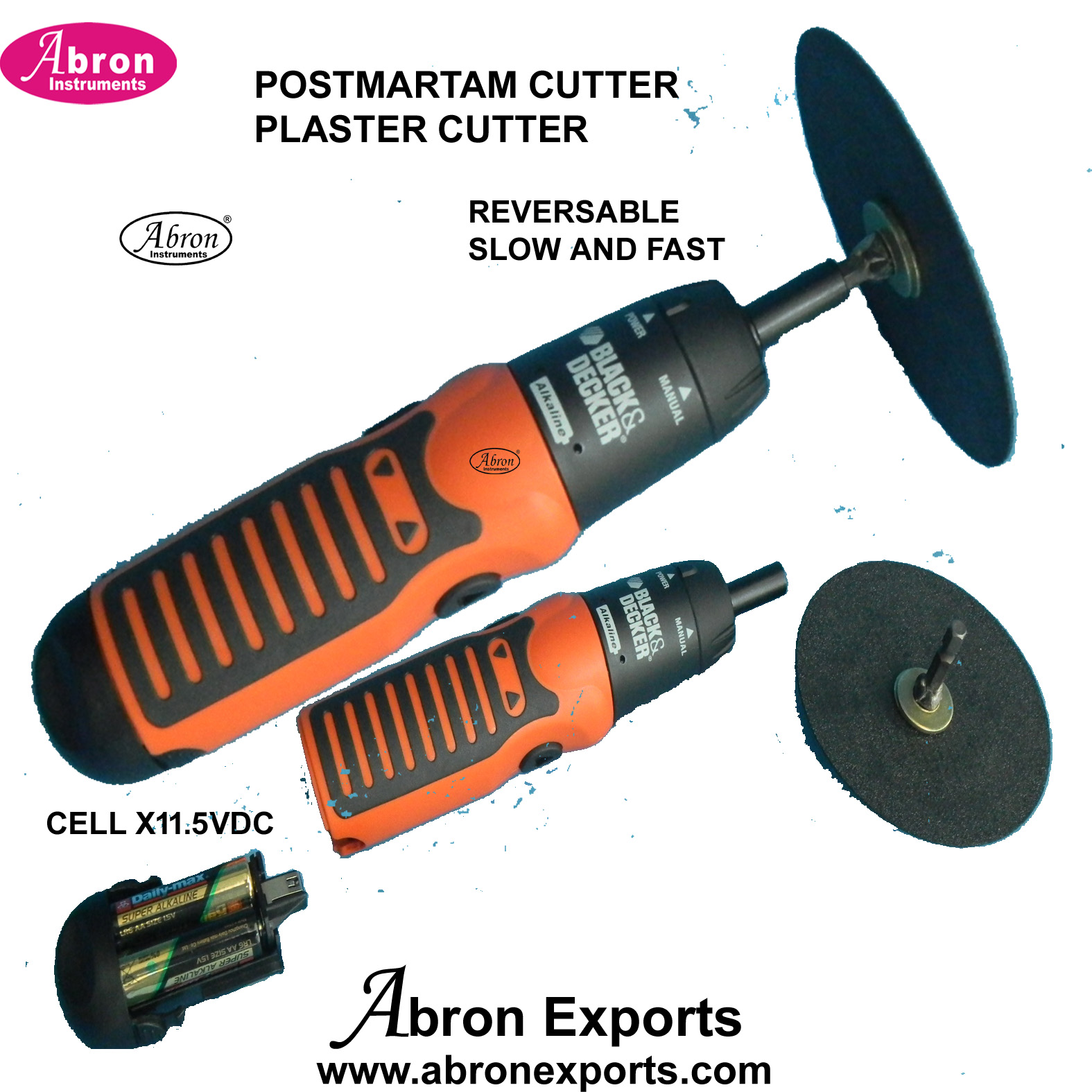 PKD postmartam kit electric cutter saw with blade set 6vdc-4x1.v cell portabe reversable abron ABM-2557