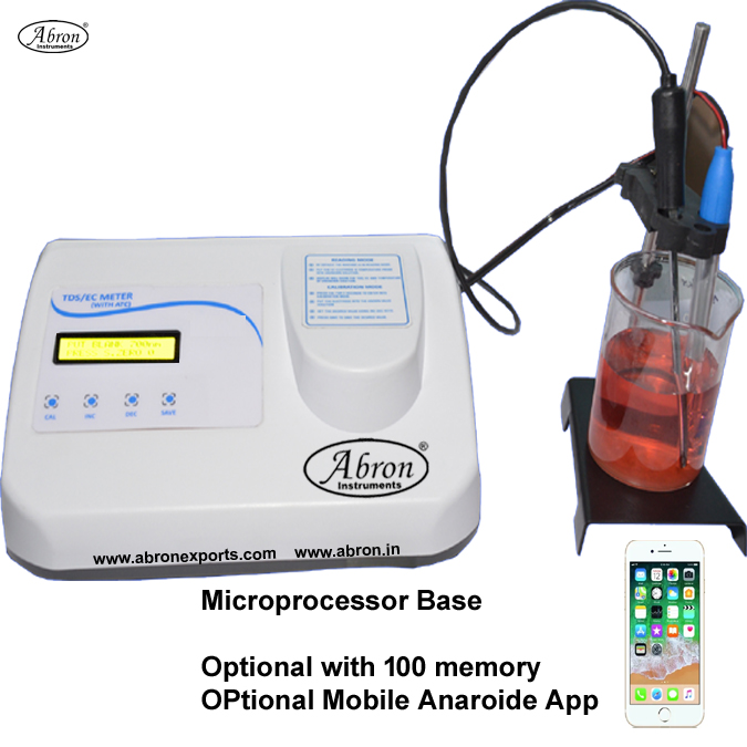 TDS Meter Digital Touch 0-1000 ppt Rs 232 16x2 Line LCD abron AC-313TMB