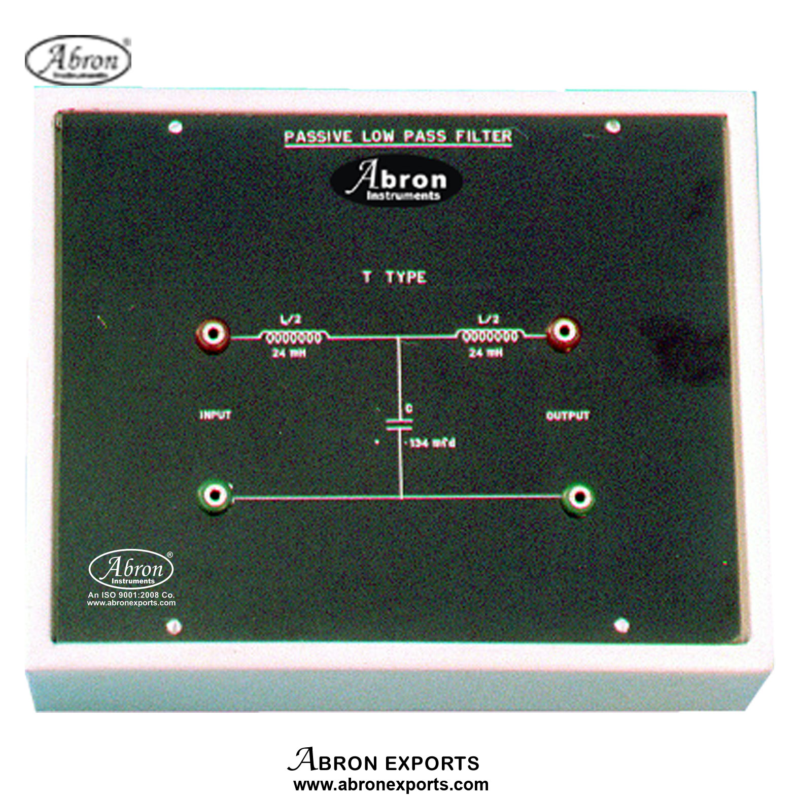 Passive filters low pass filter T Type capacitor  Input output sockets in box AE-1356TL