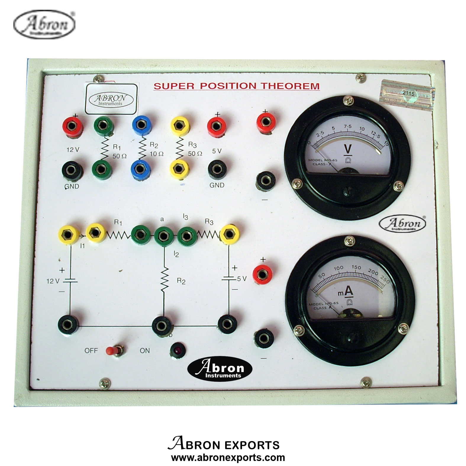 Theorems Super Position Network with Circuit and Power Supply AE-1430B