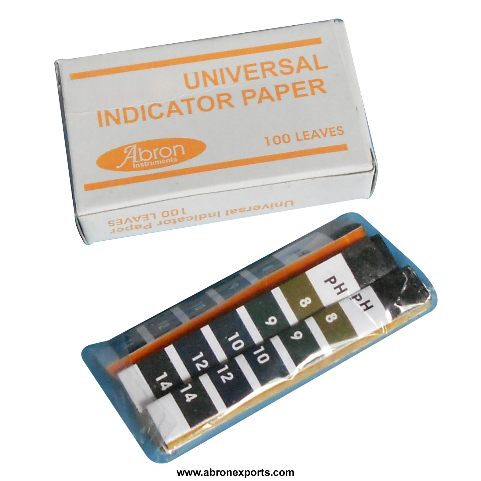 Indicator papers 5.0-7.5 L R 1bx 100 lvs abron IP-1105