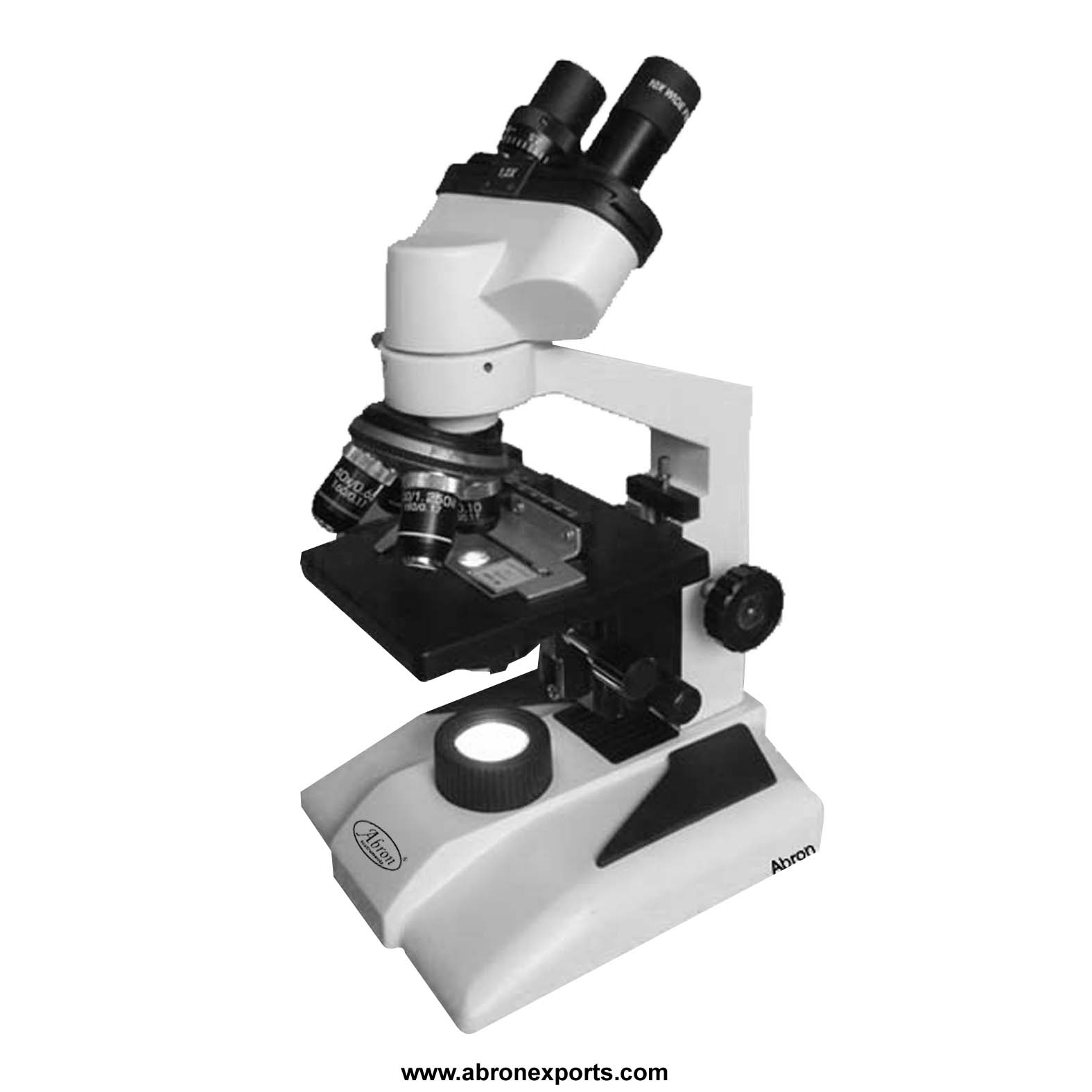 ISI binocular research microscope with optics 100x stage abron  AB-11D