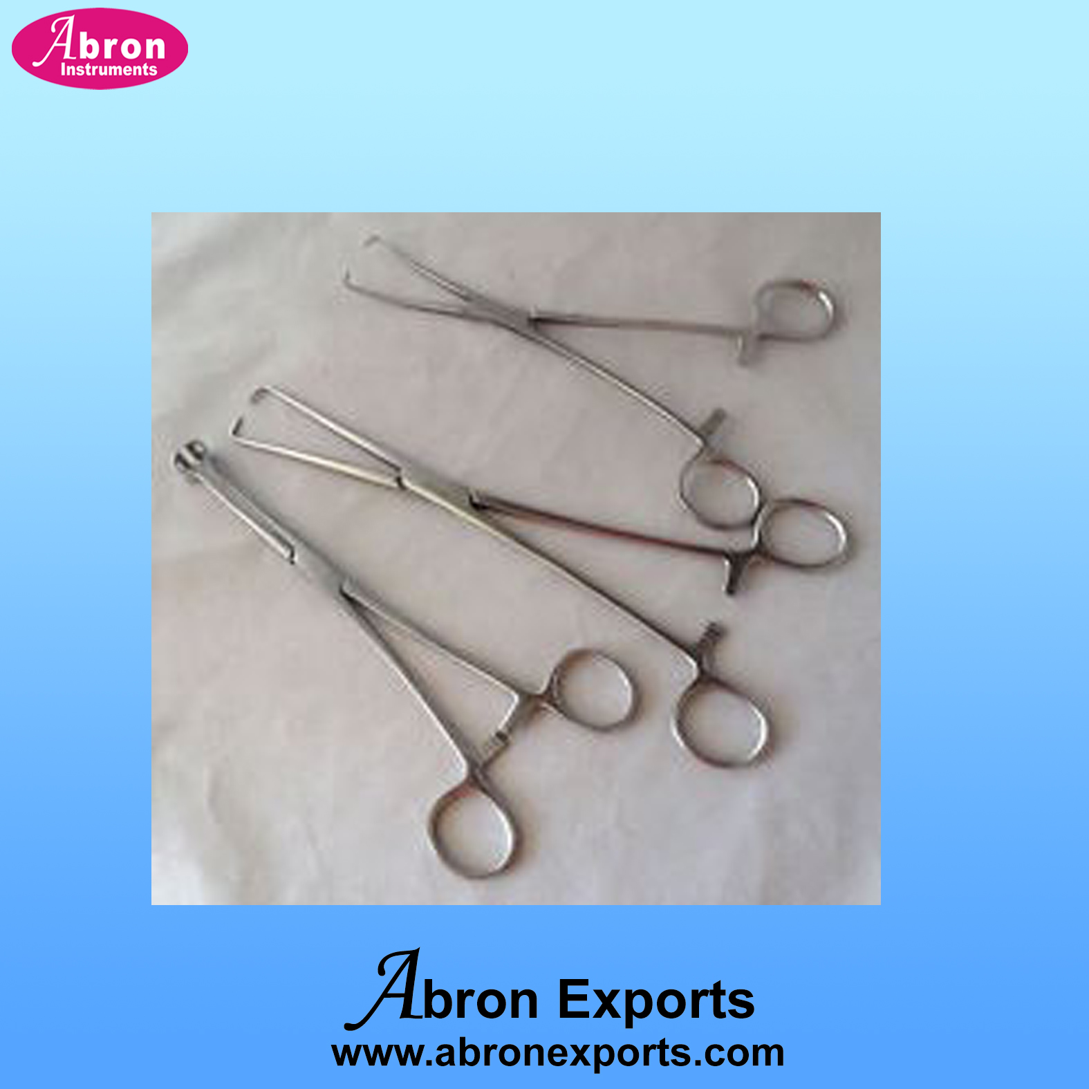Surgical abron forceps stainless steel Taenaculum ABM-2620-30 