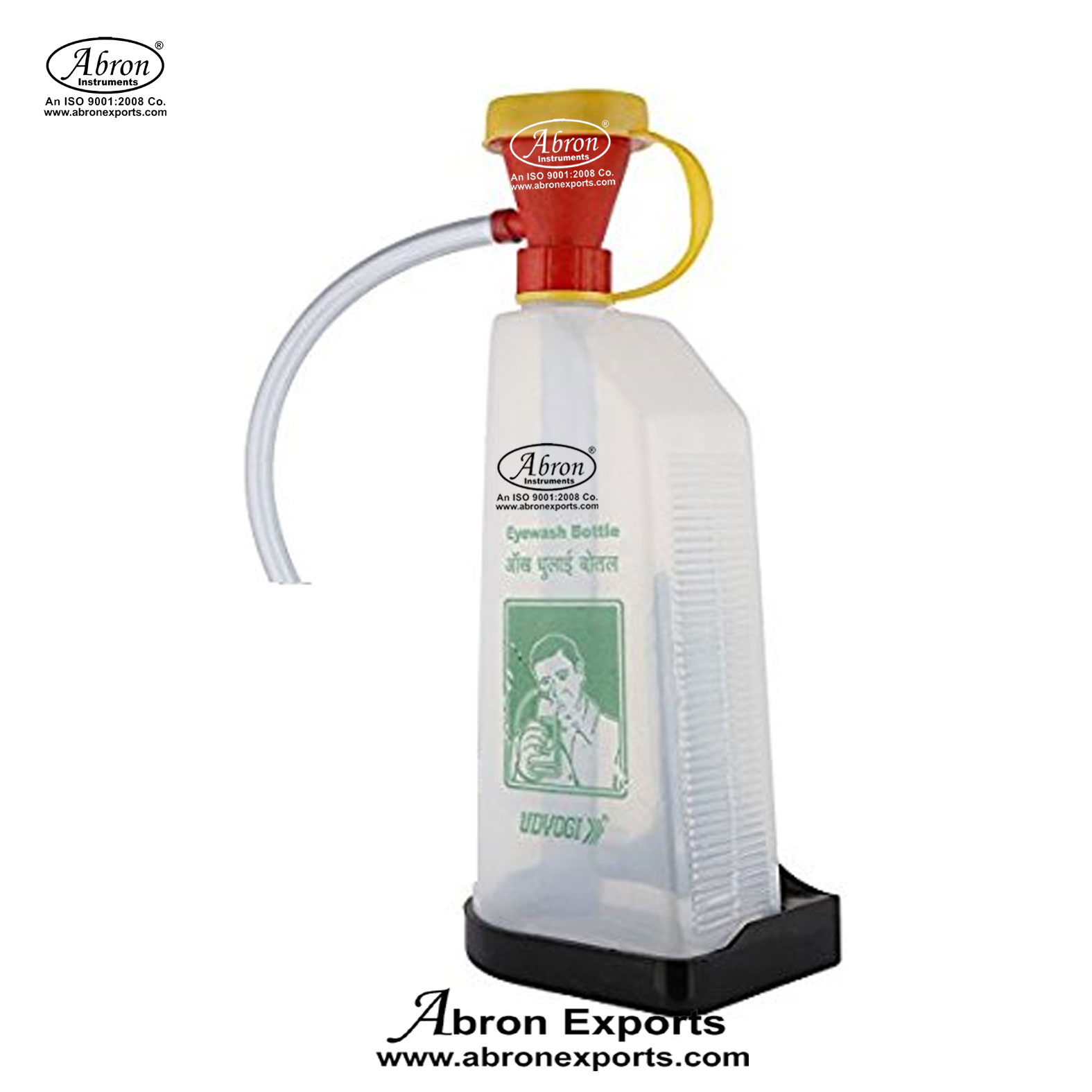 Eye wash bottle plastic with cup tube 500ml abron ABM-3020C