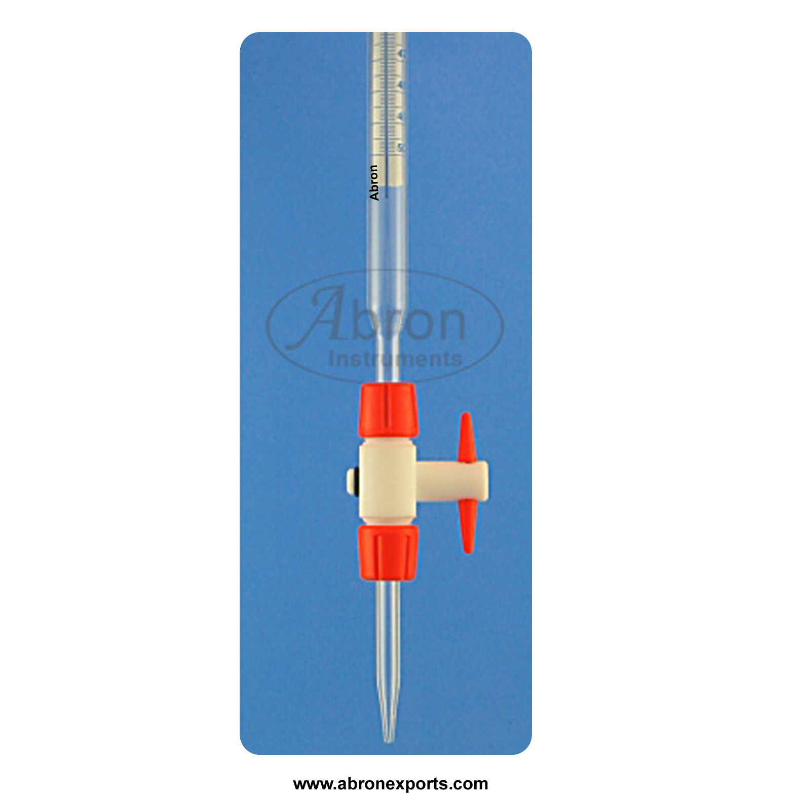 Glass Burette modular ptfe key stopcock borosilicate glass 10pc Abron AC-451P