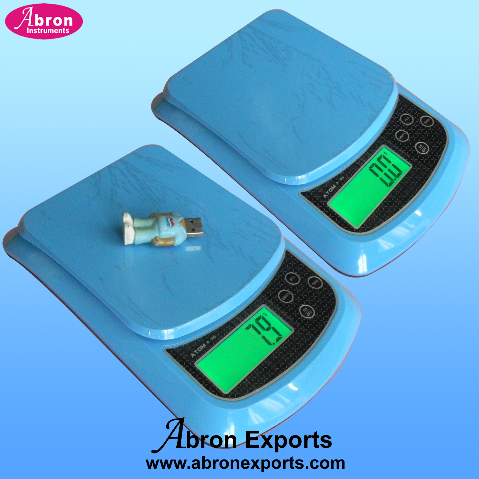 Digital Balance digital  5000gm 5kgx LC 100mg  backlit with 2 cell battery AC-255g5k