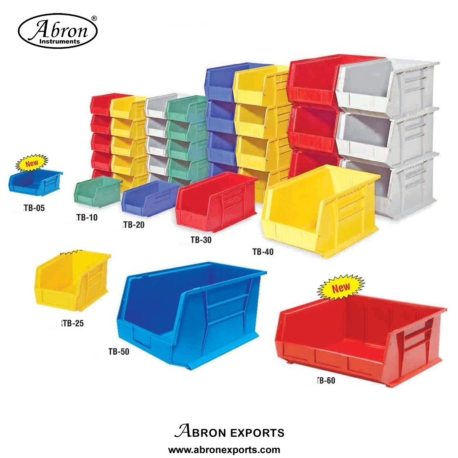 Ar tray storage tray stackable rtb models different types sizes Abron AC-538