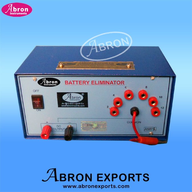 Battery eliminator 1amp ac dc power supply 0 12v in steps abron AE-1205A