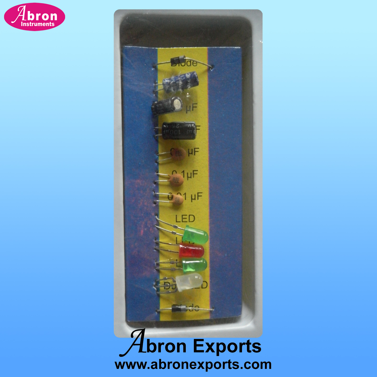 Electronic component abron kit circuit resistance diode capacitor diode led ldr abron AE-1224K