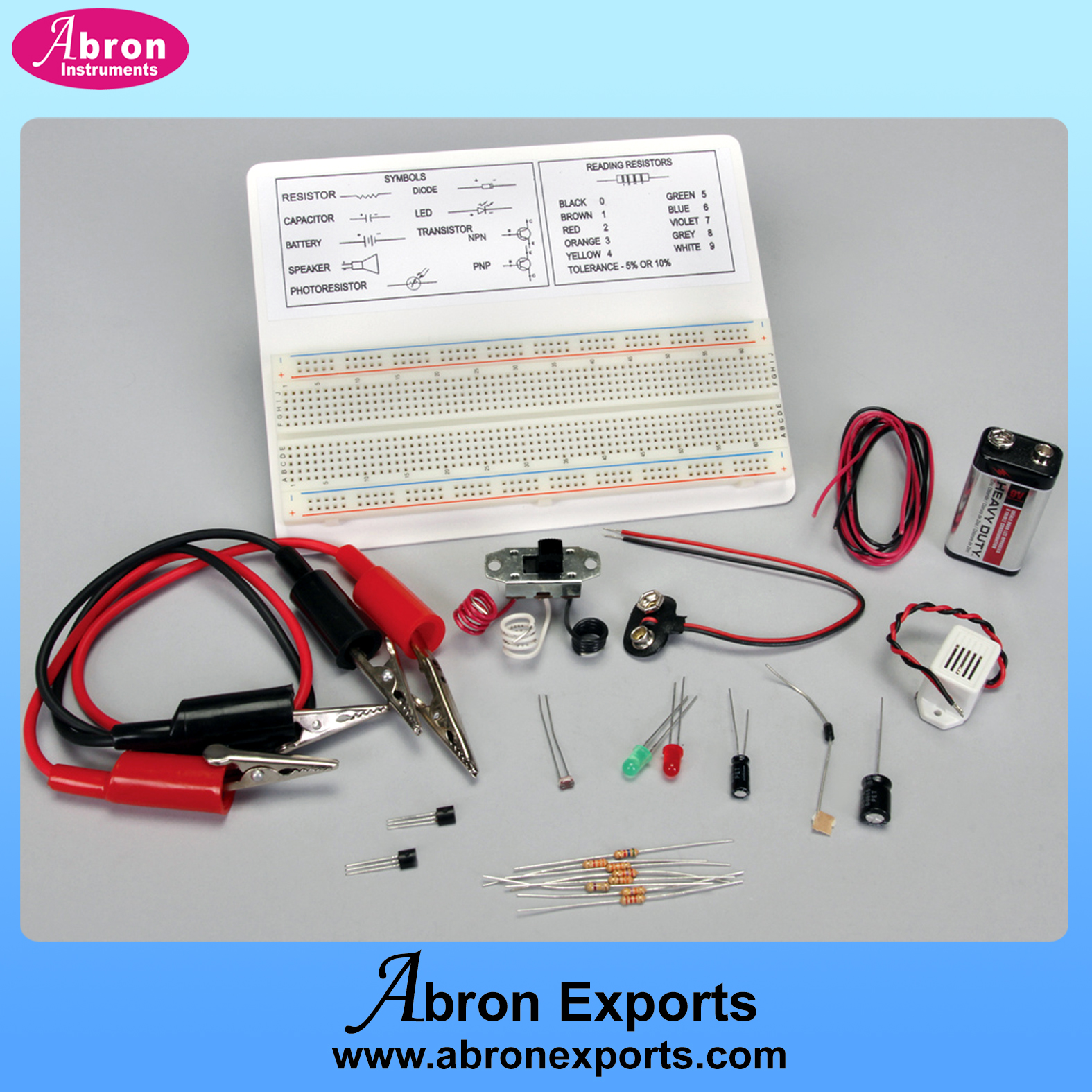 Electronic component abron kit circuit spare loose Investigating electronic study kit AE-1224K5