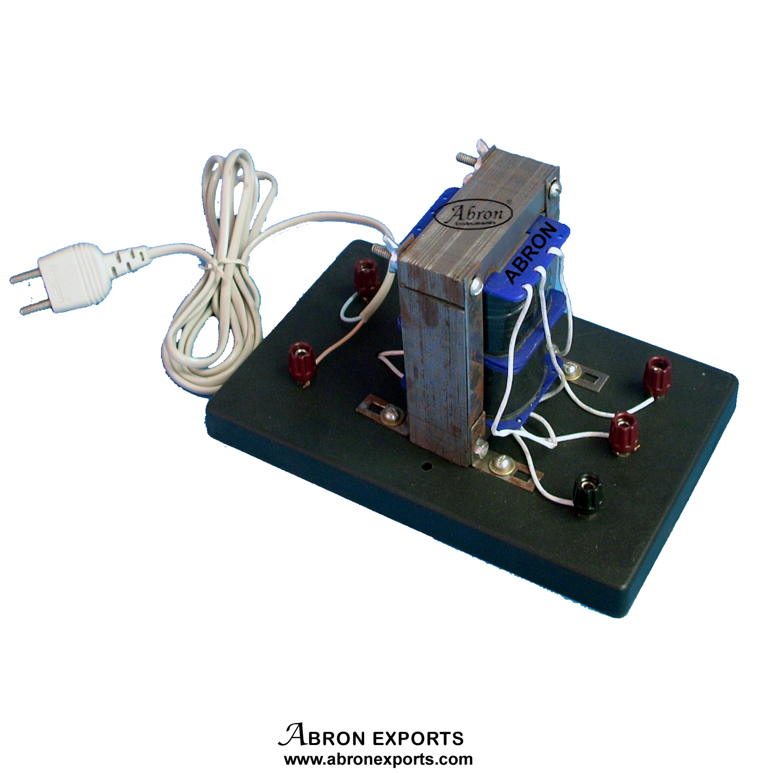 Demonstration step down transformer on base abron electronic etb trainer with power supply-w ae-1229B