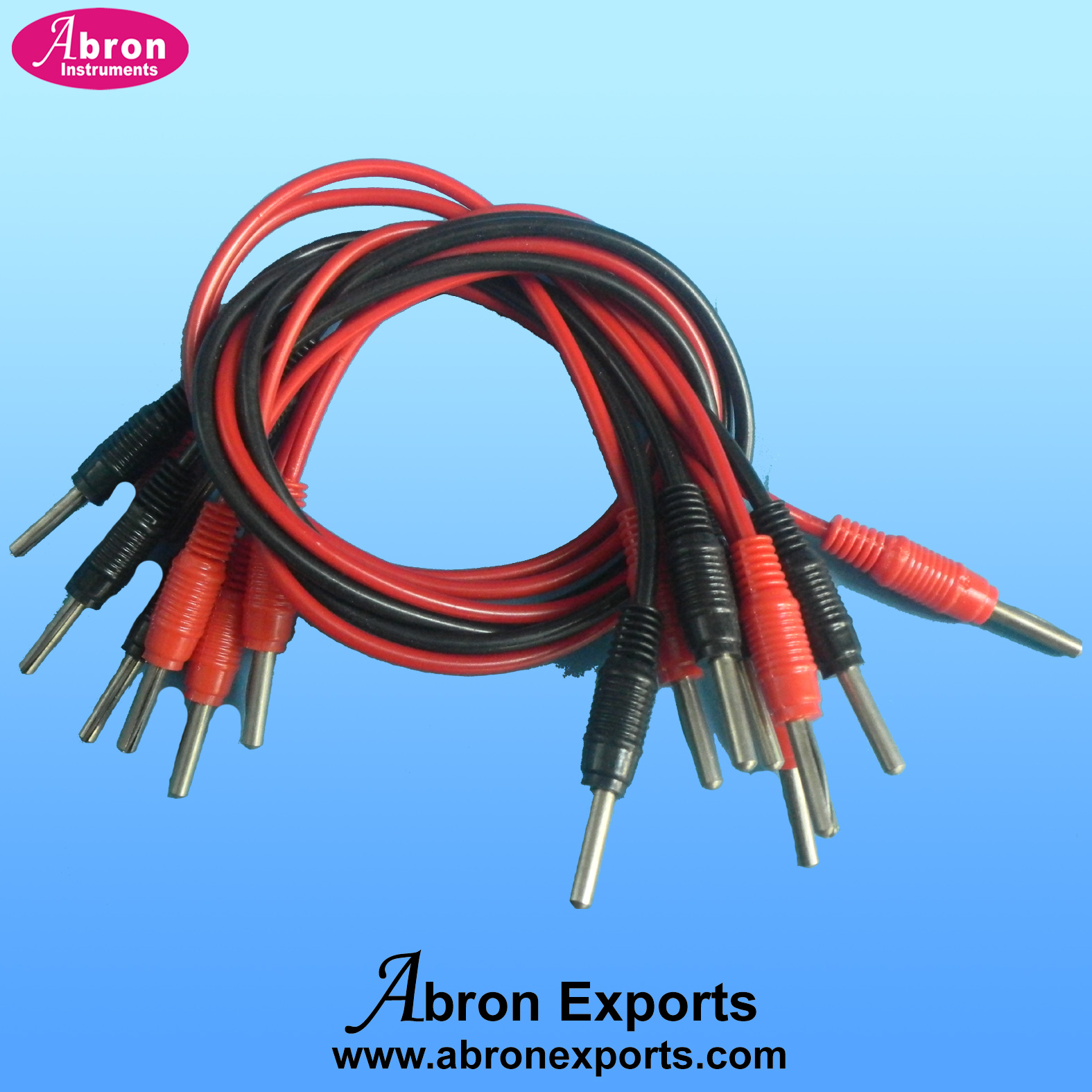 Connecting wire set of two or any one Red or Black banana plug AP-686W25  AE-1269W  Pack of 10x 2 color or one color AE-1269W 