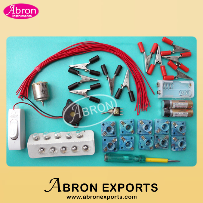 Electronic kit bulb holder crocodial clip wire buzzer abron AE-1278H