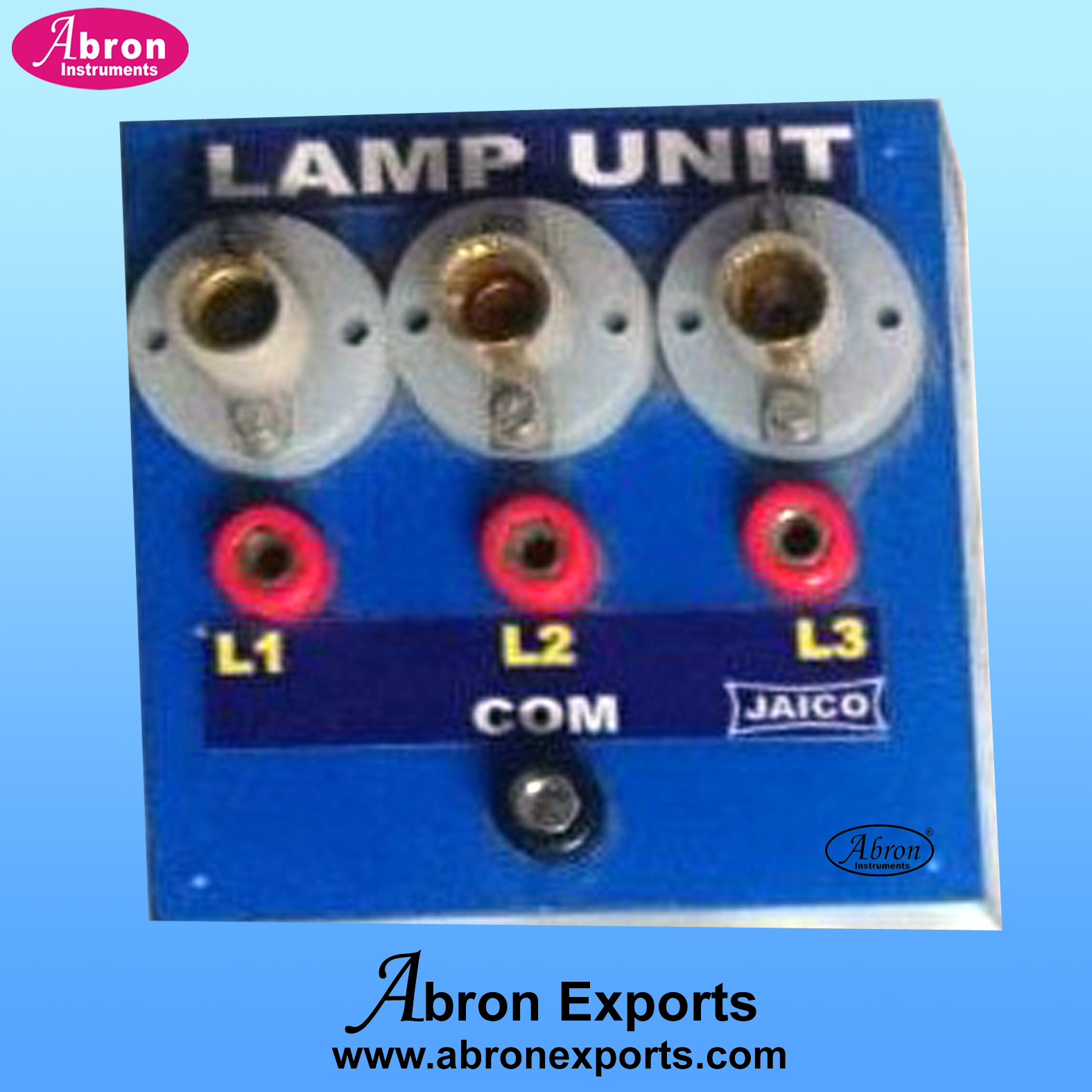 Electronic kit in box 3three lamp bulb 2vholder for series parallel circuits unit AE-1287-LP