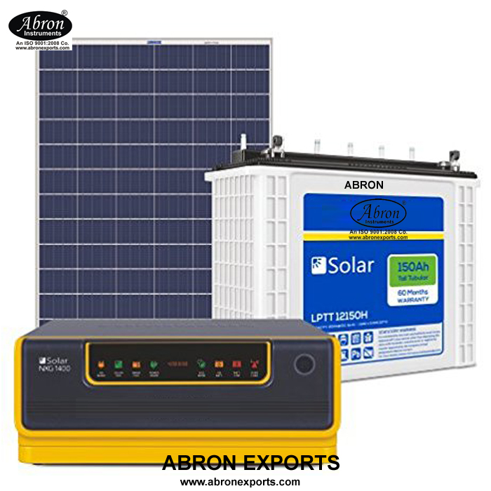 Inverter solar pane 150W with12V battery with LED Indicator Charging / main / inverter  AE-1291S15B
