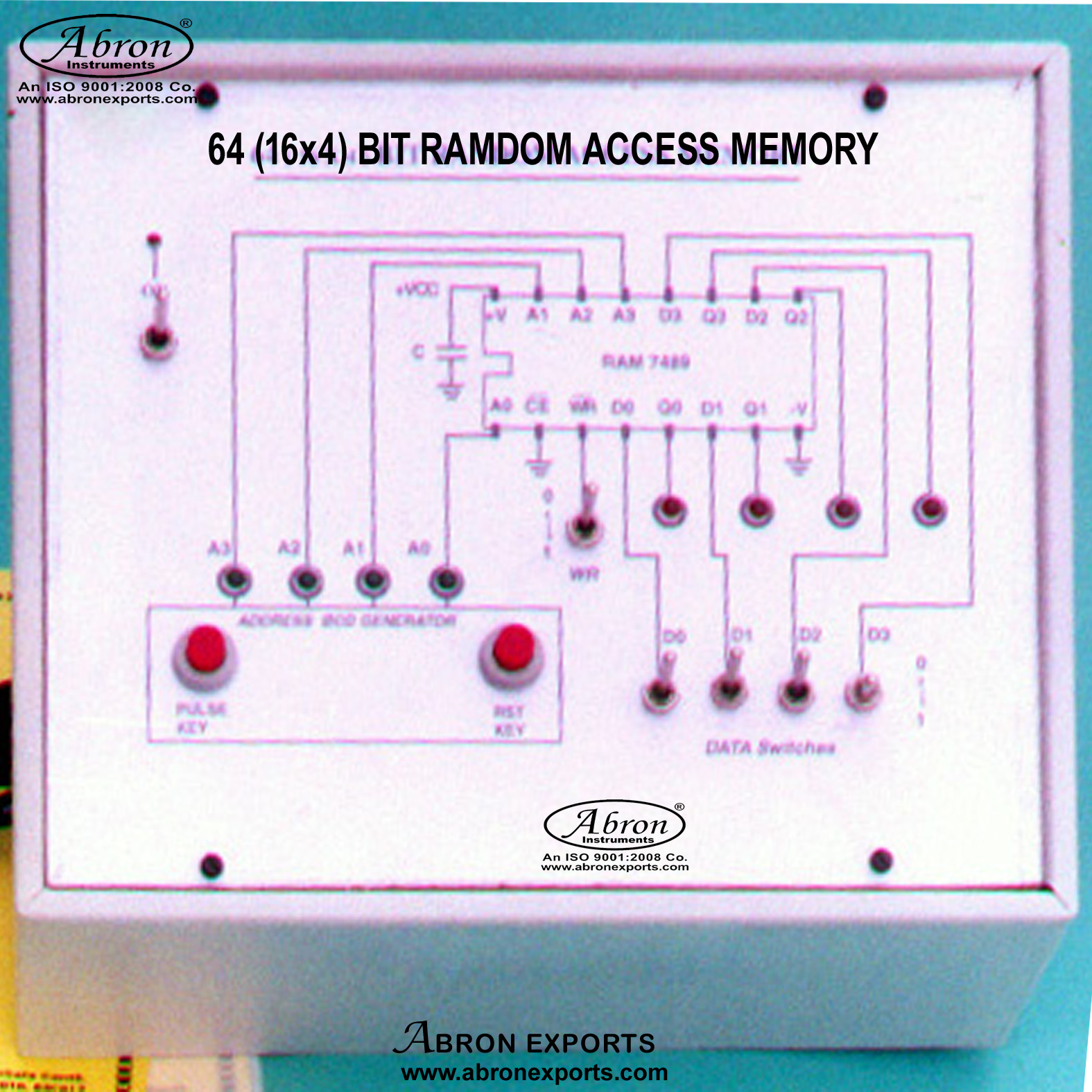 Logic Gates 64 bit Random memory To study with power supply in box AE-1300Q