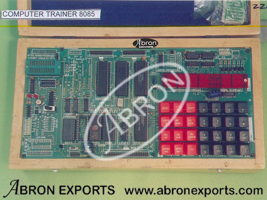 Microprocessor Computer Trainer 8085 CPU basic with Key Pad LED display power supply AE-1305B