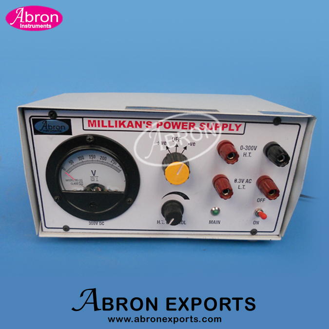 Millikanâ€™s Oil Drop Apparatus spare Power Supply IC 0-300V regulated with reversing meter AP-797P  or AE-1307-P	