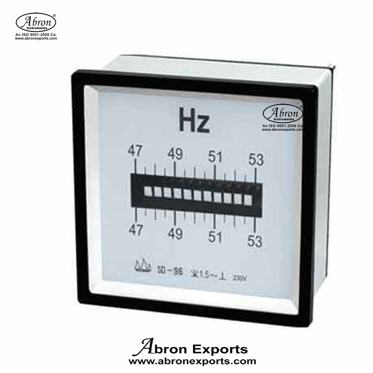 Frequency Meter Reed Type Panel 72x72mm Abron AE-1315E