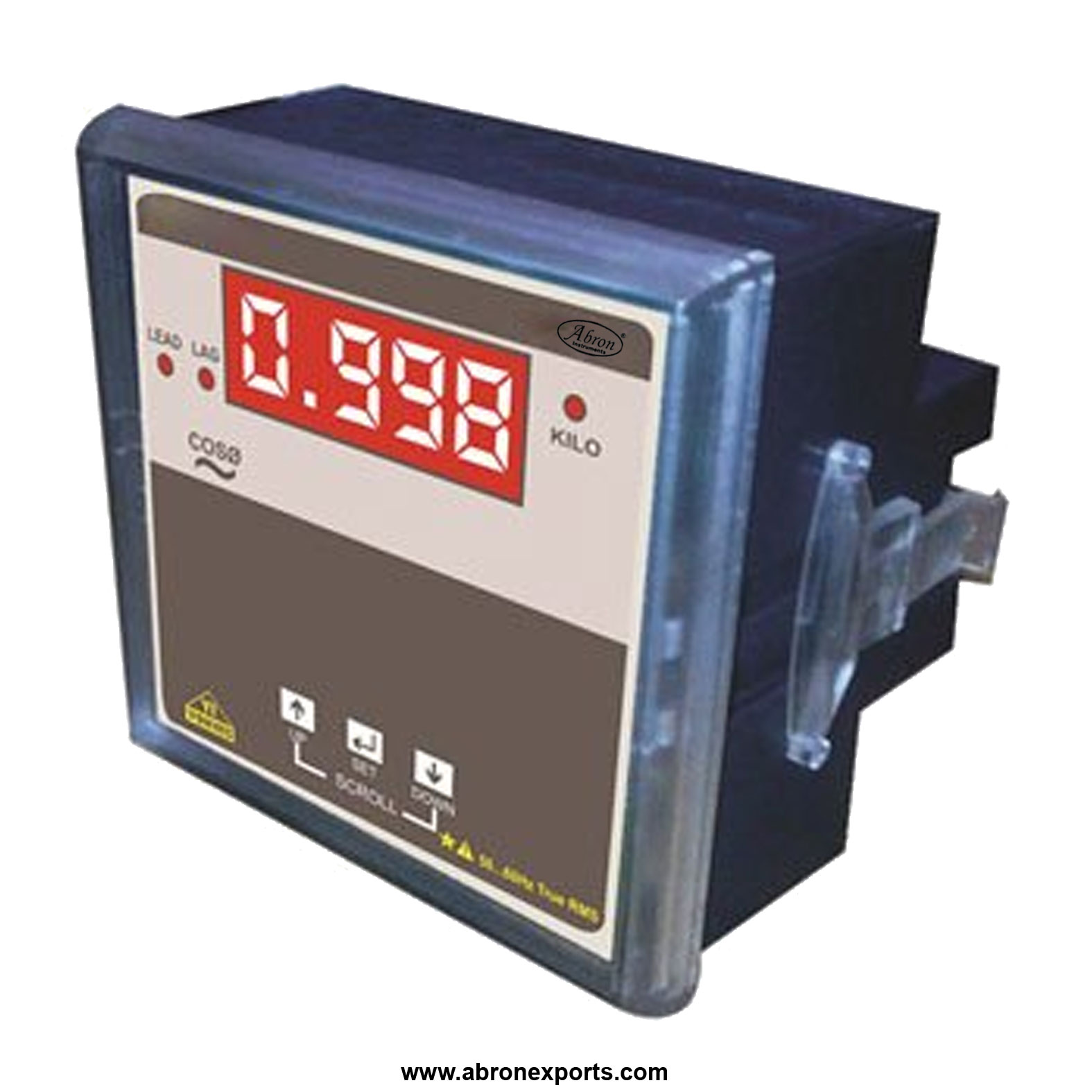 Power Factor Energy Meter Single Phase Digital Panel Mounting 5 Amp 96mm/144mm AE-1325D1