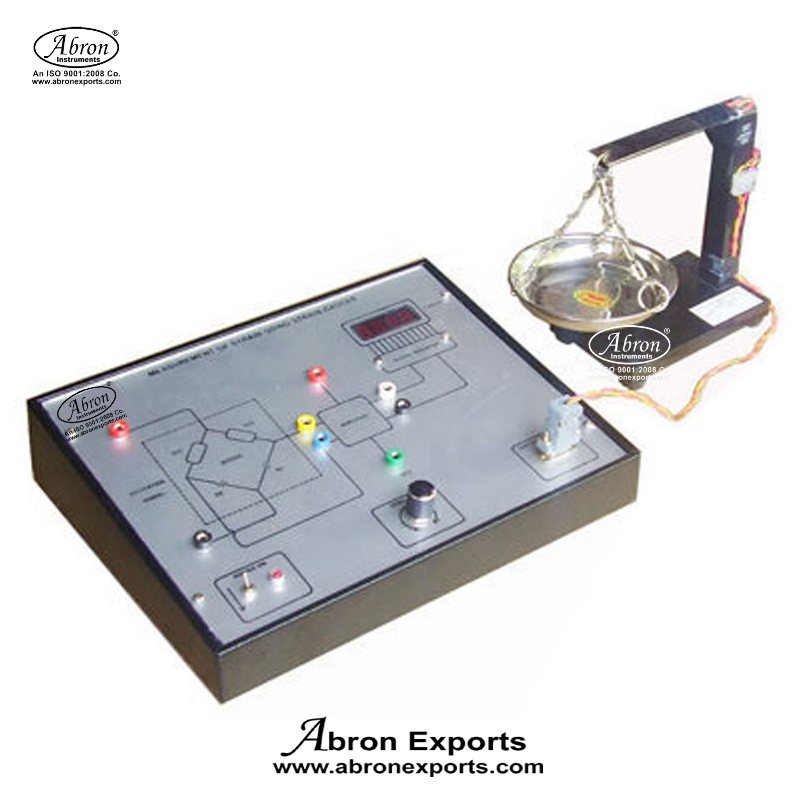 Strain Gauge Digital Trainer Abron Setup With Load Cell AE-1327STL