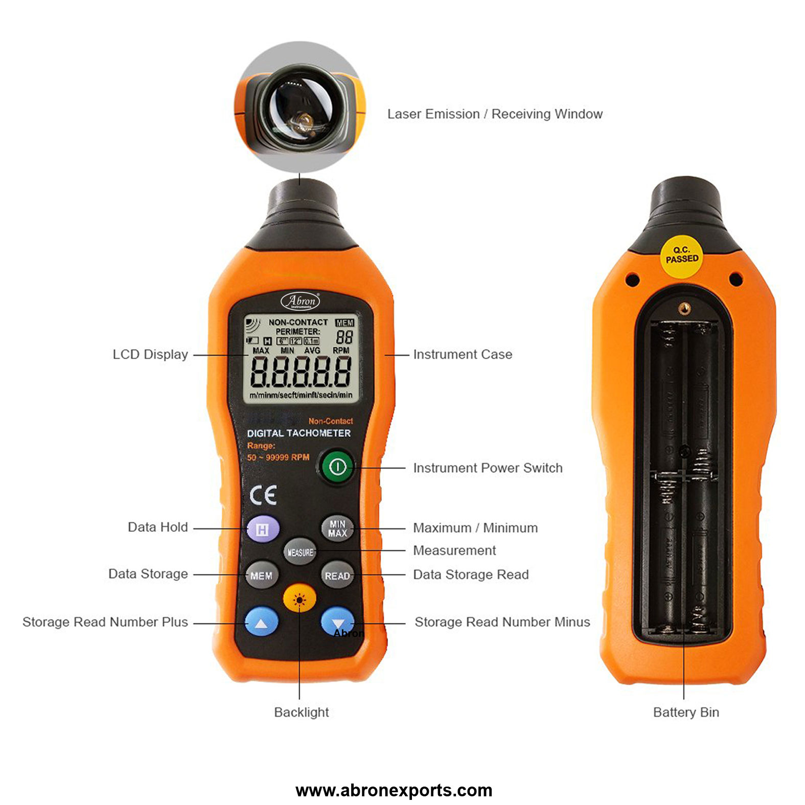 Sound Level Meter Digital LCD Audio noise Auto measuring Range 35-130db microphone portable Hold Max Min 3x AAA AE-1328-B