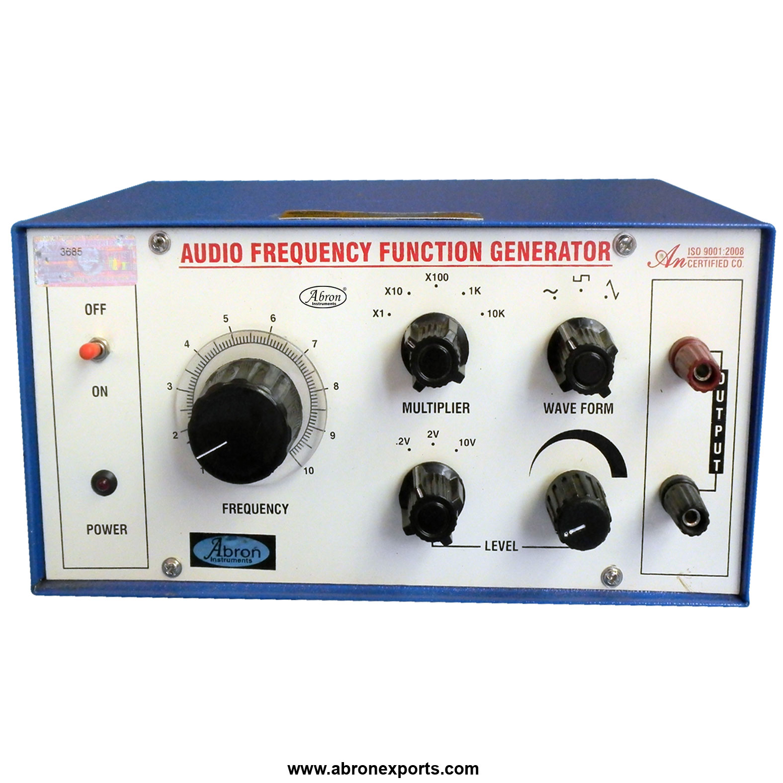 Function Generator FG 10Hz To 500KHz dial Sine square triangle wave Audio Frequency Oscillator Amplitude 2V 20V in 220v AE-1353A5	