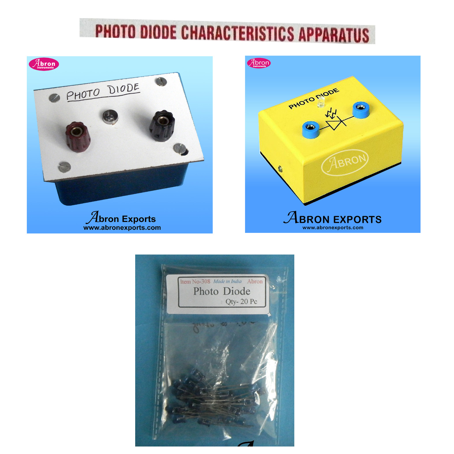 Photo Transistor in box with terminals for circuit AE-1370TP	