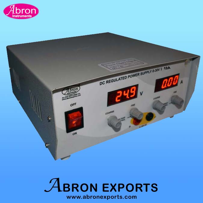 Power supply digital dc 0 30v variable x0.1v 0 10amp both variable stablized with 2meters output terminals Abron AE-1377N10