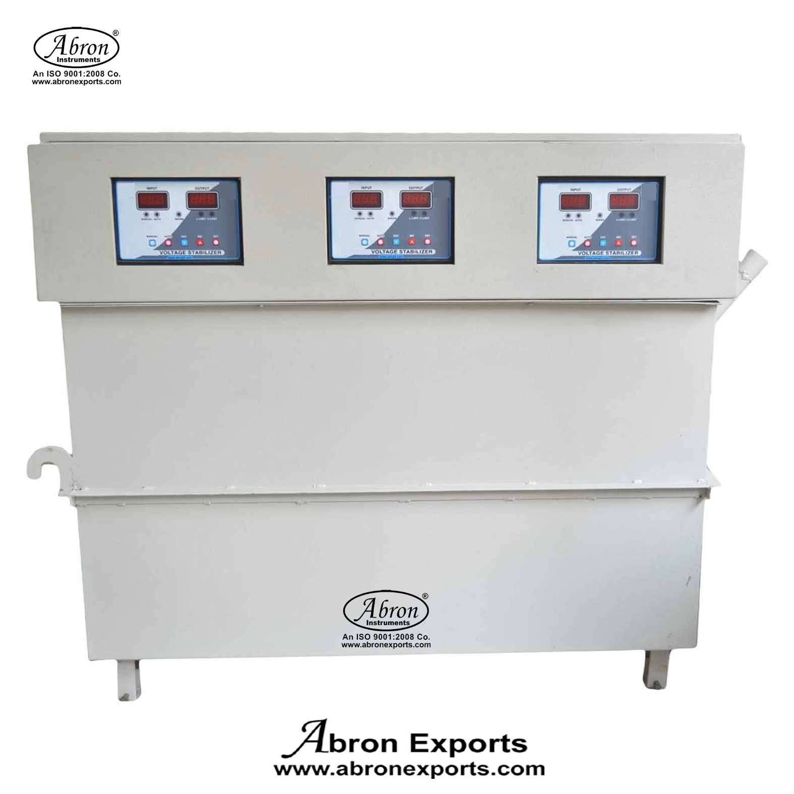 Servo Controlled Voltage Stabilizer 3 Phase Oil Cooled 3 digital meters Abron AE-1387F3