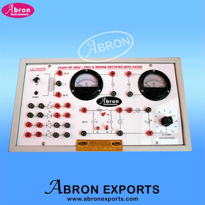 To Study Filter Circuit and Ripple Factor Abron AE-1424F