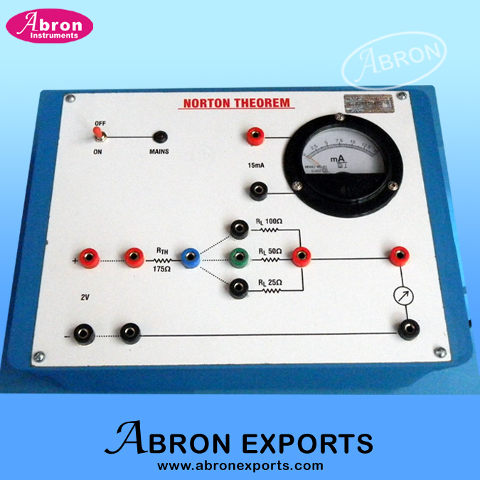 Theorems  Nortons Network with Circuit and Power Supply AE-1430C