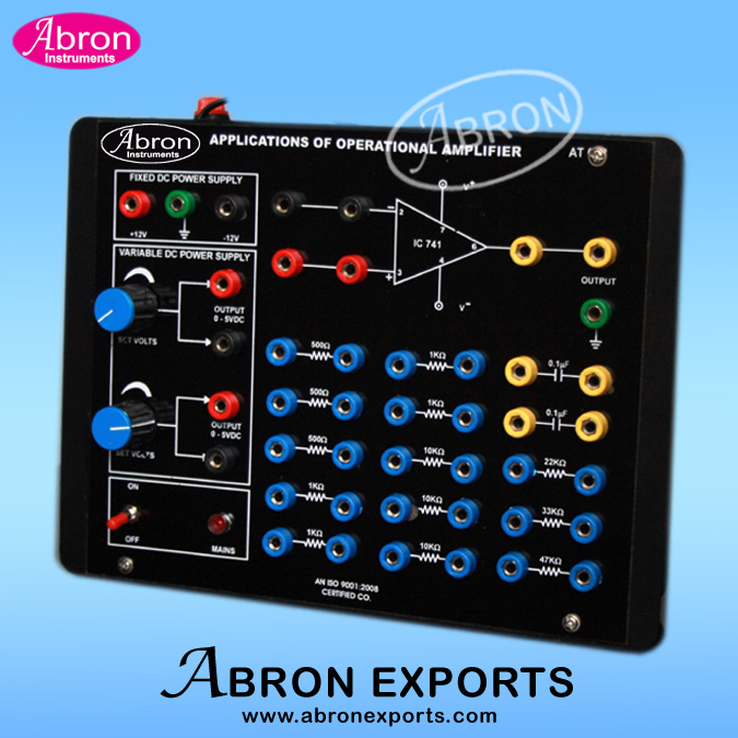Discreate Operational Amplifier trainer with power supply abron