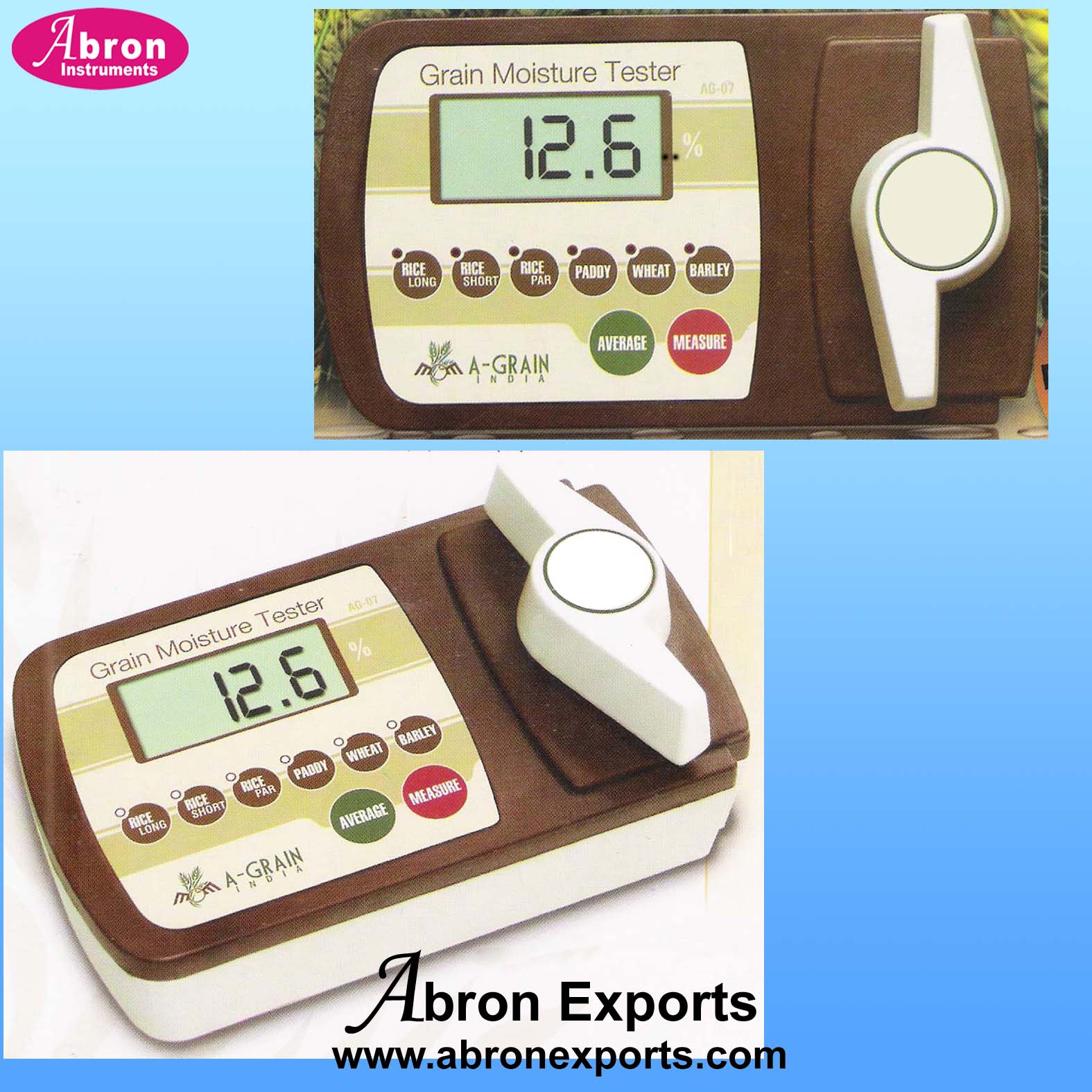 Grain Moisture Tester Digital Handheld Automatic Microprocessor based for Seed