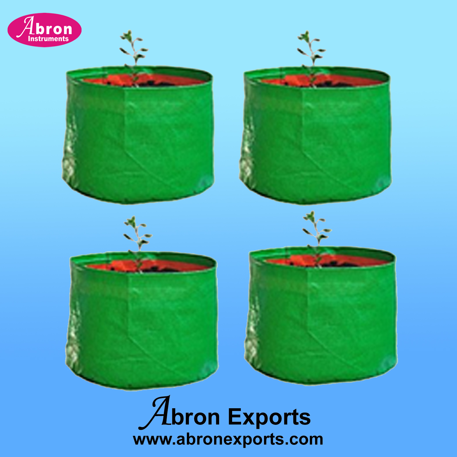 Grow Bags HPDE 12x6 CM Pack of 100 Abron AG-3105-H126