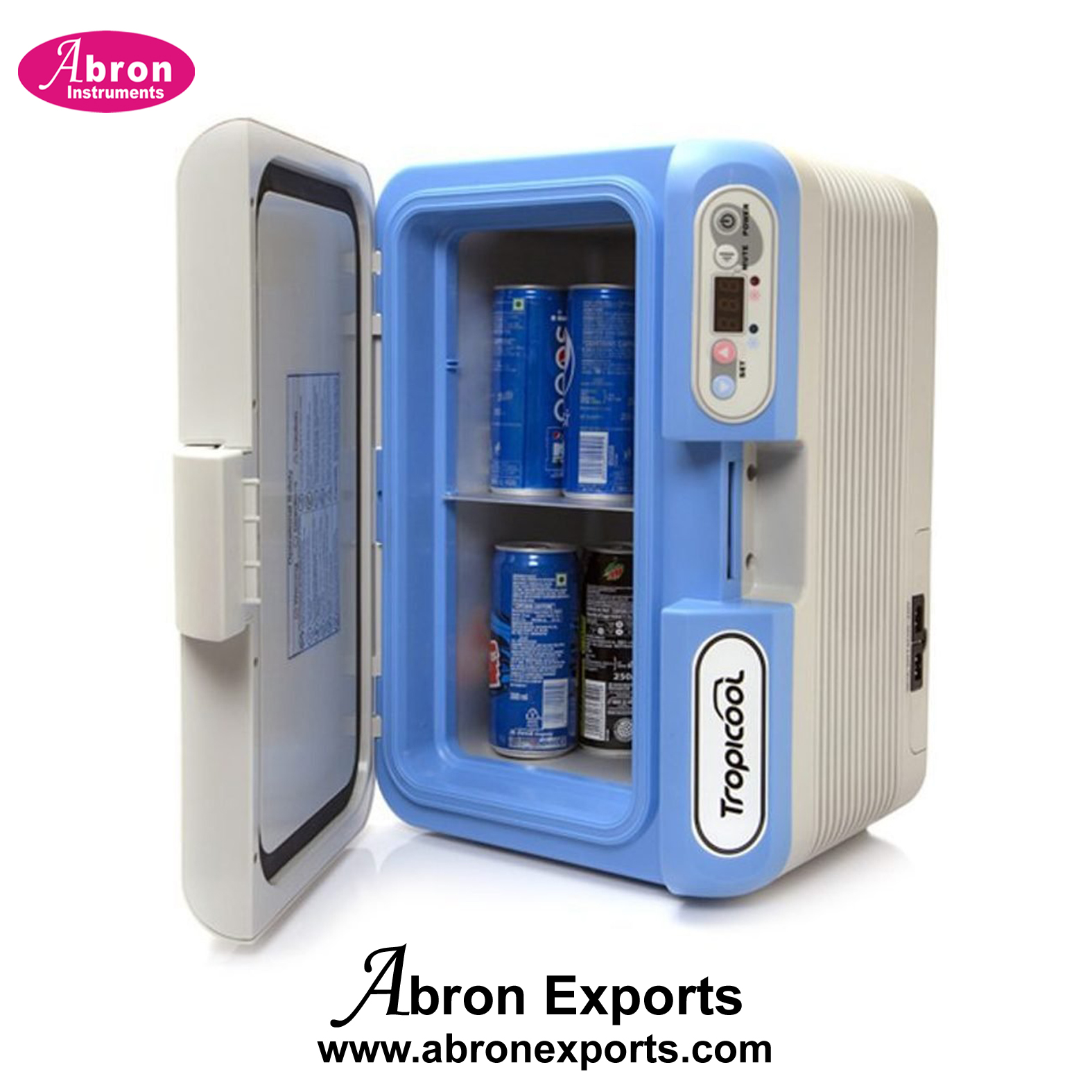 Fridge for car 7 litre Cold 5C and hot 50C front opening 12V DC Chip Semi-conductor Technology for cooling small suitable for carry medicine agro agriculture AG-3125-F7