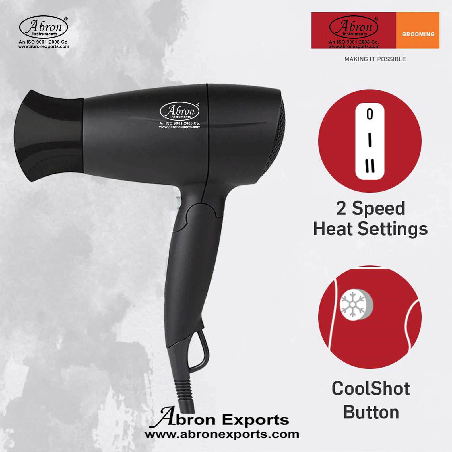 Hair Saloon Furniture Chair Saloon Abron Dryer Heater Dual Speed 1500watt AG-5515A