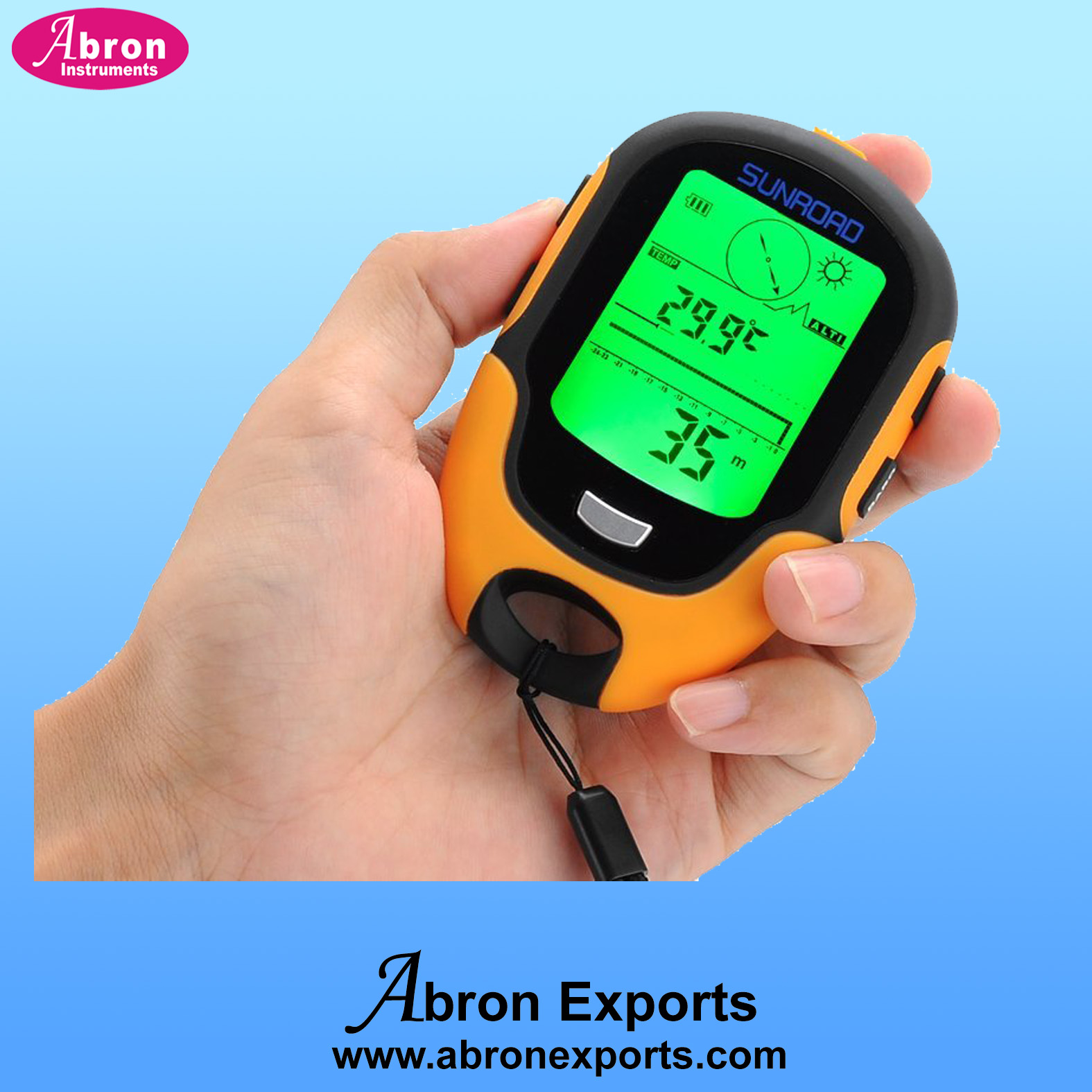 Altimeter Barometer Thermometer digital compass graphical electronic Meteorology Abron AG-231A