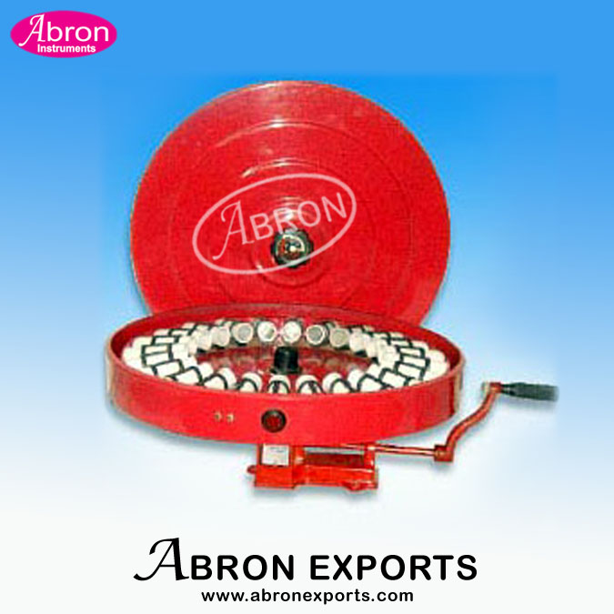 Centrifuge hand-operated with break rpm meter milk testing gerber acid proof plastic clamps die cast 12 24 test abron AM-1021