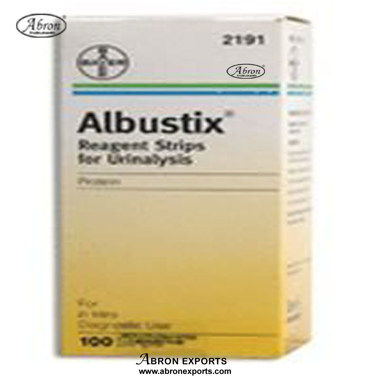 Test strips Albustix test sticks uninology for protine test pack of 50 abron 