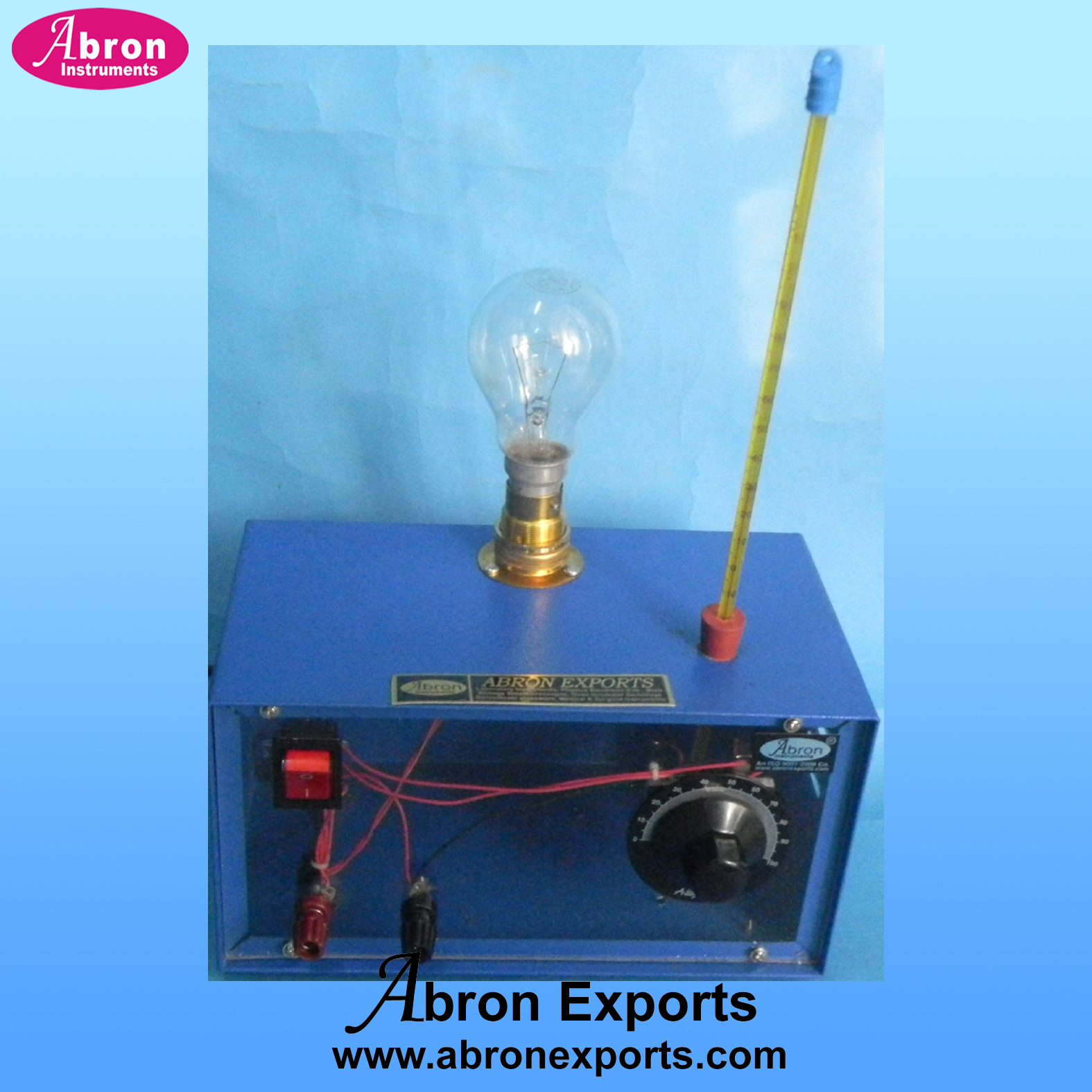 Model working thermostst with energy regulator trainer box with thermometer bulb abron AP-800TH