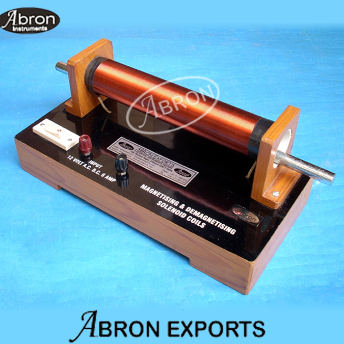 APP-12b38-50 To investigate the force of attaction between a solenoid and a bar magnet when the current through the solenoid is changed.