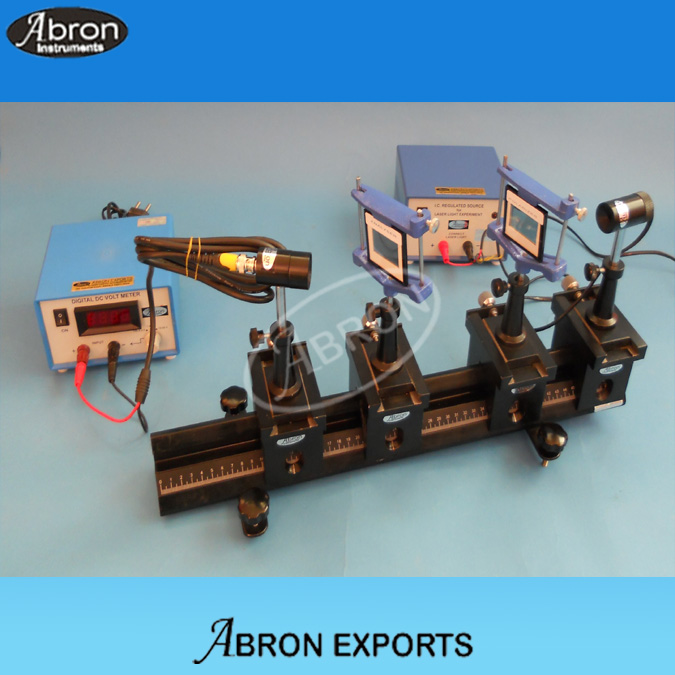 Laser Experiment To Study Polarization Effect of Laser Quarter Wave Plate Setup ABRON AR-1026-L63