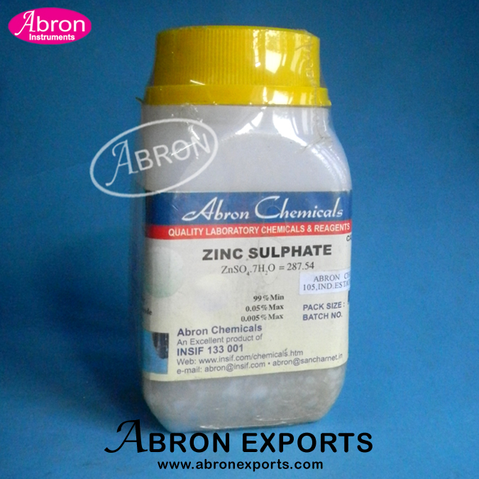 Zinc Sulphate Heptahydrate pure L R 500gm