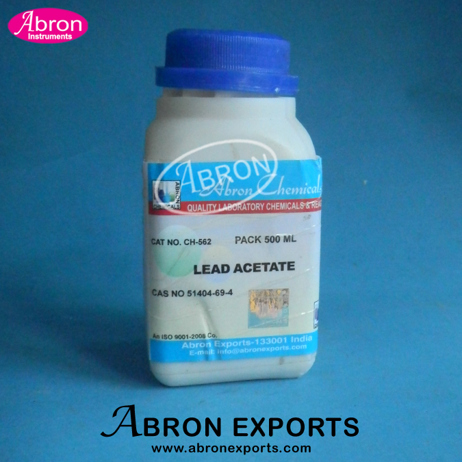 Lead Acetate II 3-water LR 500gm abron ch-562
