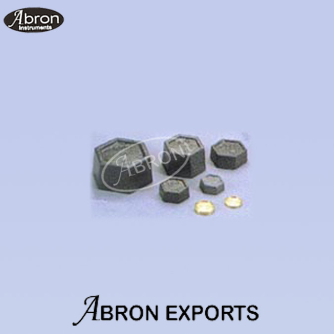EC-001-2 Balance Set of Weights Iron Painted & Brass Abron