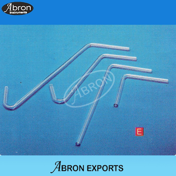EC-050-3 Delivery Tubes Glass Bent Mixed Pack Abron 