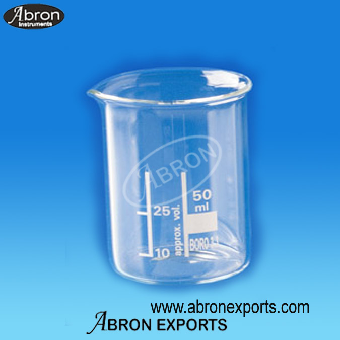 EC-104 Beaker Glass 50ml cm3 Abrosil Abron