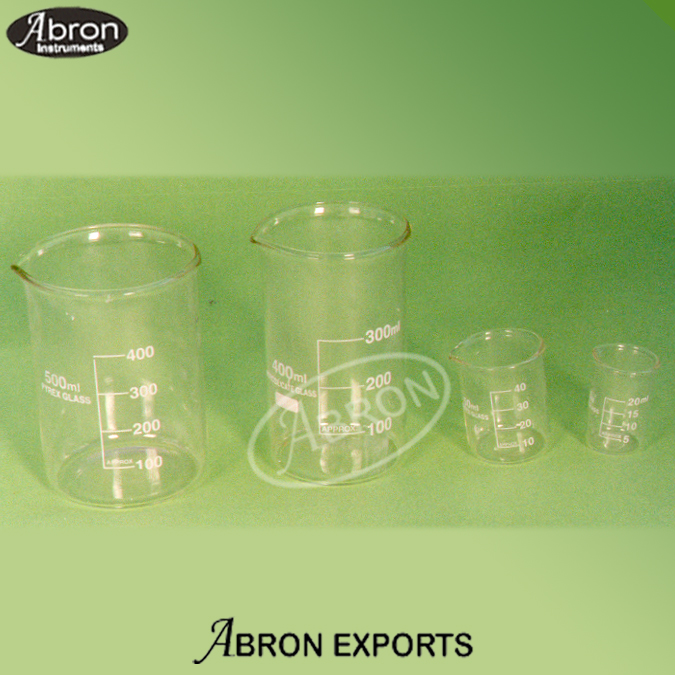 EC-107 Beaker Glass 400ml cm3 Abrosil Abron