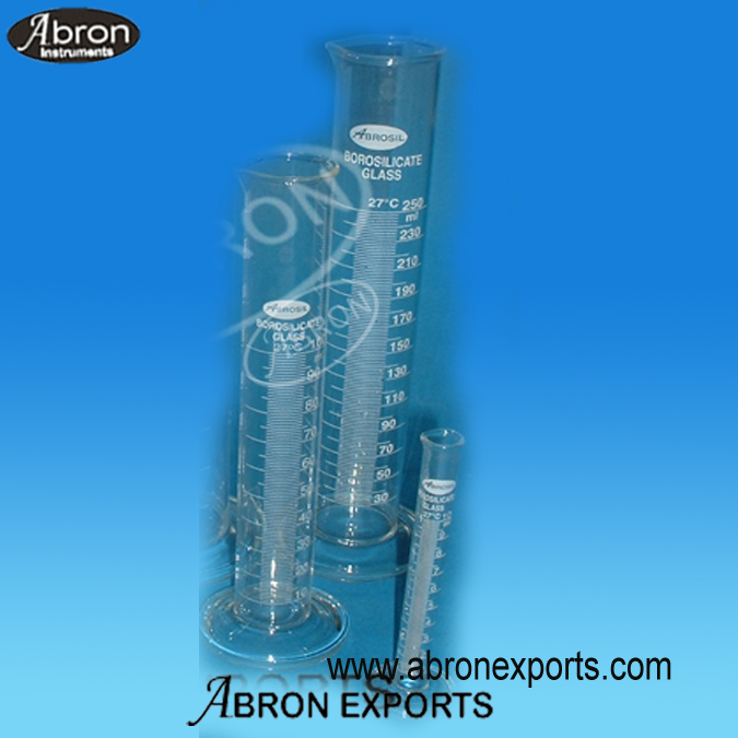 EC-015E Measuring Cylinders Glass cylinder Measuring 250 cm3 (ml) Glass Abron 